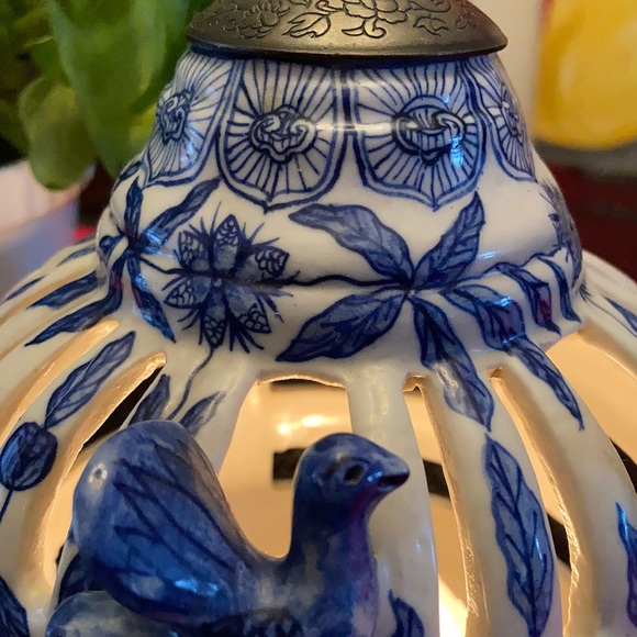 Vintage Porcelain Birdcage - Picture 4 of 13